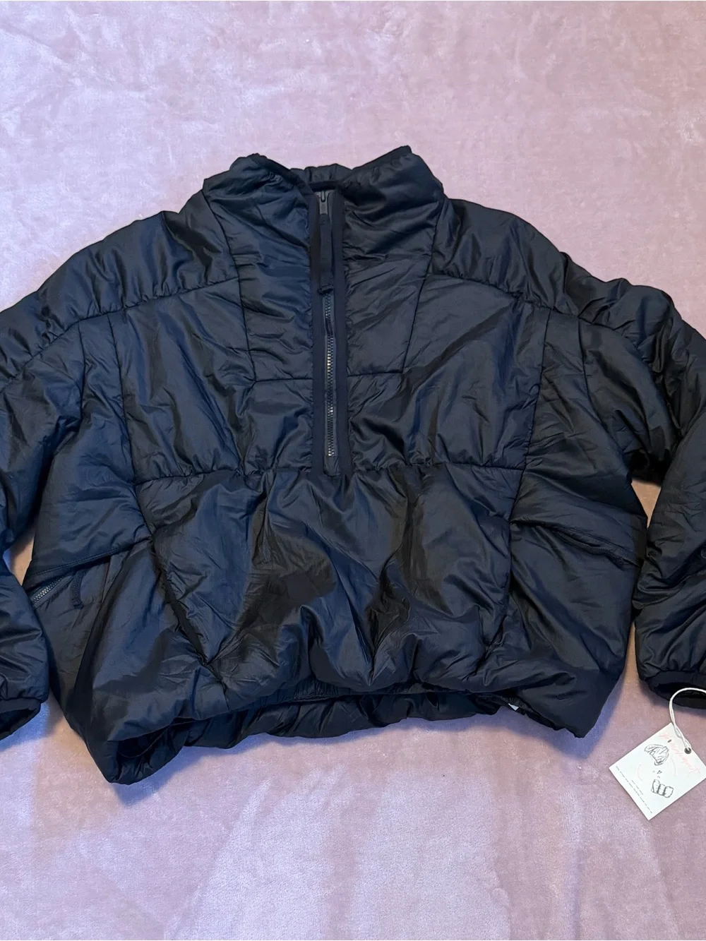 Free People Movement Layer Up Liner Puffer Pullover Jacket size M